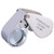 Tm-home 30X Full Metal Illuminated Jewelers Loupe Magnifier with Folding Design- Pocket Magnifying Glass with LED Light -Jewelers Identifying Type-