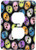 3dRose lsp_165899_6  Sugar Skull Print Halloween Colors 2 Plug Outlet Cover
