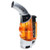 UNISHOW 4.25'' Refillable Butane Torch Jet Lighter Ergonomic Transparent 45 Degree Angle -Orange-