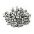 uxcell 90 Pcs M4 Car Silver Tone Aluminum Alloy Thread Flat Head Rivet Nut Insert Nutserts