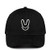 jotkdje Bad Bunny Cap Embroidered Baseball Dad Cap Black