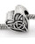 Sexy Sparkles Celtic Knot Triquetra Heart Charm Spacer Bead for European Snake Chain Charm Bracelet
