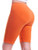 Design by Olivia Women's Basic Solid Cotton Active Yoga Biker Shorts Orange 1X