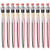 DIYhz Momentary Push Button Switch- 1A 250V AC SPST Mini Pushbutton Switches with Wire Normal Closed-NC- Red Cap - 10pcs