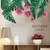 Green Plants Fresh Leaves Wall Decals- ULENDIS Nature Palm Tree Leaf Plants Wall Sticker Removable- DIY Art Murals for Bedroom Living Room Sofa Background Home Decoration-Tropical Plants-