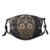 Day Of The Dead Cool Sugar Skull Face Mask With Filter Pocket Washable Reusable Face Bandanas Balaclava With 2 Pcs Filters