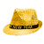 blinkee LED Happy New Year Fedora Hat Gold by