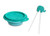 Marcus & Marcus OLLIE THE ELEPHANT Silicone Collapsible Bowl (260 ml) and Learning Chopsticks Collection - Green
