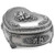 AVESON Classic Vintage Heart Shape Metal Jewelry Box Ring Trinket Storage Organizer Chest Christmas Gift, Small
