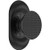 PopSockets- PopGrip Pocketable with Swappable Top for Phones and Tablets - Knurled Black