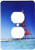 3dRose lsp_43838_6 Key West Lighthouse Outlet Cover