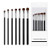 Eyeshadow Brushes- BYVUTE Eyeshadow Eyeliner Blending Professional Makeup Brush Set- 7 Essential Eye Makeup Brushes Kits- Eye Shadow Brushes- Eye Liner- Eye Pencil and Bending Brush -Black-