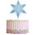 Frozen Cake Toppers 4- Happy 4th Birthday Cake Topper- 4th Snow Cake Topper- Snowflake Cake Topper- Princess Cake Topper for Boys Girls 4th Winter Wonderland Frozen Themed Birthday Party Decorations