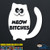 Meow Bitches Cat Decal Car  and  Truck Window Decal Sticker- Laptop Decal Sticker- MacBook Decal Sticker- Wall Decal Sticker- 8-Inch- Orange