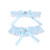 OURIZE Wedding Garter Belt Lace Garter Set Garter for Bride with Rhinestones -E-