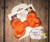 Solid Orange Boutique Hair Bow 3inch MADE IN USA