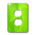 3dRose Lsp_151015_6 Lime Green Tulle Netting 2 Plug Outlet Cover