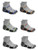 Fruit of the Loom Boys' 6-Pair Half Cushion Ankle Socks- Grey/Multi- Large -Shoe Size- 3-9-