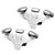 Etase Mobile Game Controller for PUBG Gamepad Trigger Aim Button L1R1 Shooter Joystick for Android White