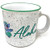 Silver Buffalo Disney's Lilo and Stitch Aloha Ceramic Camper-Style Coffee Mug for Cappuccino- Latte or Hot Tea- 20 Oz- White