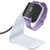 NANW Compatible Fitbit Charge 3 Charger Dock Stand Station, Replacement Charging Cradle Adapter Holder with 4.2 ft USB Charging Cable Accessories Compatible Fitbit Charge 3/ SE Smart Watch Silver