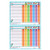 STOBOK Magnetic Chore Chart Behavior Pocket Charts Sticker Reward Responsibility Incentive Kids Whiteboard Dry Erase Board Classroom Home Educational Toys 2pcs