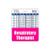 Respiratory Therapist Badge Buddy Horizontal w/Height  and  Weight Conversion Charts -Oversized- Pink-