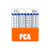 PCA Badge Buddy Horizontal w/Height  and  Weight Conversion Charts -Oversized- Orange-