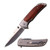Elk Ridge ER-A161-MC Era161-Brk Red Wood Linerlock A/O
