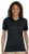 Jerzees womens 5.6 oz. 50/50 Jersey Polo with SpotShield-437W--BLACK-L