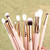 litymitzromq Makeup Brushes- 12 Pcs Makeup Brushes Foundation Powder Eyeshadow Eyeliner Lip Brush Tool Set Blending Foundation Powder Blush Concealers Highlighter Eye Shadows Brushes Kit
