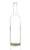 750 ML Clear Optima Bordeaux Flat Bottom Bottle -single-