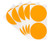 ChromaLabel 3 Inch Round Removable Color-Code Dot Stickers- Inventory Labels- 100/Pack- Fluorescent Orange