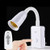 E27 LED Light Socket with Remote Control- 8.6inch Flexible Bulb Socket- Timing Brightness Adjustable- Dimmable Wall Night Light Bedroom Bedside Lamp Socket Converter Extension