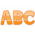 Creative Teaching Press Orange 2inch UC Letter Stickers -2082-