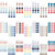 Dreamty Coding Dots Labels 21 Sheets PET Transparent Circle Dot Sticker Labels Assorted Colors Printed for DIY Journal Planner Scrapbooking