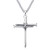 OIDEA Stainless Steel Nail Charm Cross Pendant Necklace for Men Biker-Silver OIDEA Stainless Steel Nail Charm Cross Pendant Necklace for Men Biker-Silver