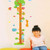 UUTAG DIY Growth Height Chart Wall Sticker Measuring Children Baby Infant- Growth Chart Measures Giraffe Tree Zoo Wall Decal Decor for Kids Toddlers Nursery Bedroom