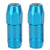2PCS Grease Coupler Grease Gun Accessories Flat Nozzle Grease Gun Coupler Gun Thread Butter Hose Replacement Accessories -Bule-