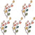 Easter Egg Branch Easter Egg Tree Decorations Easter Egg Ornaments Artificial Easter Tree Easter Egg String for Home Holiday Vase Easter Decor 5Pcs