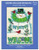 Winter Welcome Snowman Cross Stitch Chart and Free Embellishment