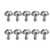Benliu 1/4 Thread D-Ring Camera Fixing Screws for DSLR Camera?Tripod?Monopod D Shaft Quick Release Plate Mounting Screw 20 pcs -1/4 Quick Release Plate Screws-