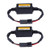 Garneck 2Pcs Led Headlight Decoder H7 Canbus Resistor Anti-flicker Harness Headlight Bulb Decoder Error Free Conversion Kit for Car Warning -Black-