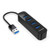 UPGROW USB 3.0 Hub 4-Port USB Hub with 5 Gbps USB Splitter for Laptop MacBook- Mac Pro- Mac Mini- iMac- Surface Pro- XPS- PC- Flash Drive- Mobile HDD-Black