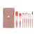 8 Pcs Makeup Brush Set Portable Makeup Brushes Set Beauty Tools Eye Shadow Eyelash Lip Concealer Blush Brush for Foundation Blending Blush Concealer Eye Shadow