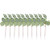 EESLL 20Pcs Faux Seeded Eucalyptus Leaves Stem Bulk-Artificial Silver Dollar Eucalyptus Leaves Plant in Grey Green Faux Eucalyptus Foliage Branch 13 Tall for Home Wedding Greenery Decor