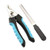 TEHAUX Dog Grooming Tool- 2Pc Stainless Steel Dog Nail Clipper Dogs Claw Cutter Cat Trimmers Puppy Nail Scissors with Nail File Pet Toe Grooming -Blue and Black- TEHAUX Dog Grooming Tool- 2Pc Stainless Steel Dog Nail Clipper Dogs Claw Cutter Cat Trimmers Puppy Nail Scissors with Nail File Pet Toe Grooming -Blue and Black-