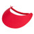 Otto Caps Fabric Foam Sun String Visor- Red