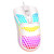 Computer Mouse- Lightweight Colourful Breathing Light Home Office Computer Wired Gaming Mouse White One Size
