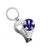 Space Ship Rocket Astronomy Pixel Nail Nipper Ring Key Chain Bottle Opener Clipper